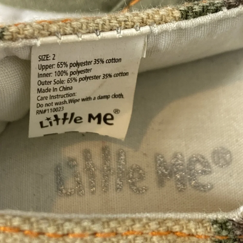 Little me camouflage baby shoes